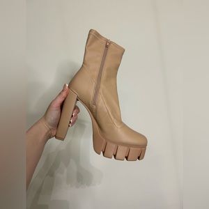 forever 21 nude booties NWOT